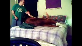 LezKiss Busty MILF seducing young babe