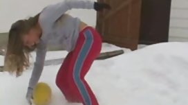 Napakarilag Teen Tinatak ang Katawan Nito Para sa Anal